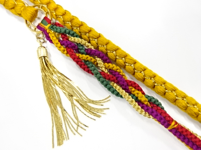 JAPANESE KIMONO / OBIJIME CORD FOR FURISODE 